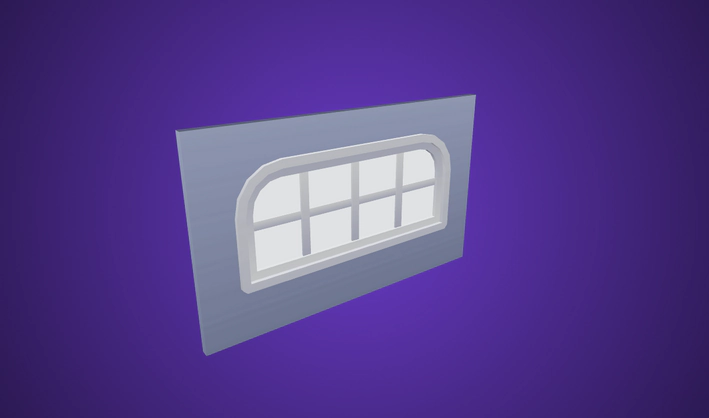 Wall Window Wide (43JK)