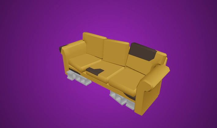 Damaged Couch