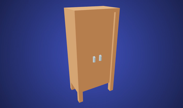 Bookcase Closed Doors